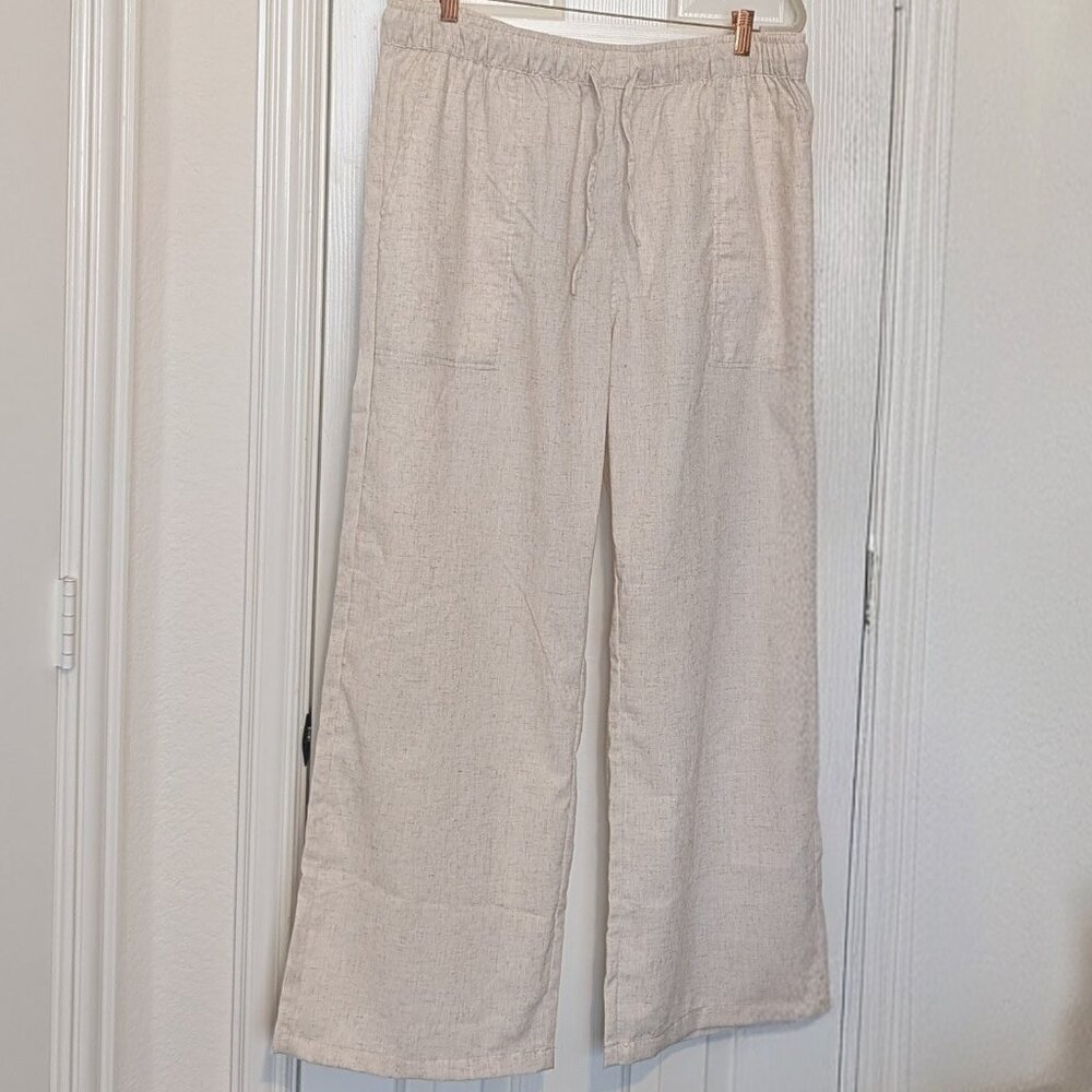 NWT Coofandy Men's Linen Blend casual pants - Size 3XL